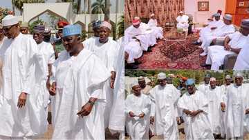 President Buhari holds closed-door meeting with 6 northern governors