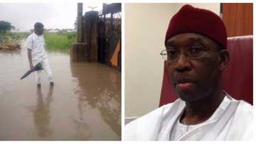 Angry residents of Sapele ask Okowa to do something as homes and properties get destroyed by flood (See Photos)