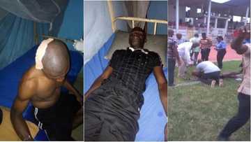 Nigerian referee unconscious in the hospital after beaten seriously in a football match
