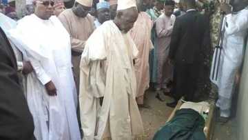 Hotunan jana'izar mahaifin Buratai a birnin Maiduguri