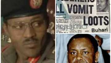 Retro: One proof that shows Buhari came to fulfil a promise he made in 1983 (photo)