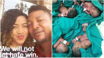 Woman gives birth to beautiful quadruplets (photo)