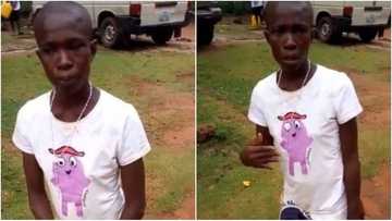 Lady caught inside Catholic church confesses to attempting to seduce priests (video)