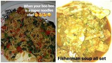 Basketmouth and 2baba cook for their wives, who is the better cook? (photos)