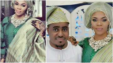 Wife celebrates her man as they mark first wedding anniversary (photos)