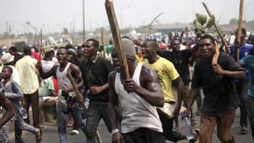 Angry Zamfara youths burn down vehicles inside police station; ask officers to hand over arrested bandits