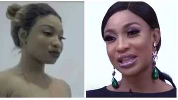 Tonto Dikeh set to have cosmetic surgery, shares behind-the-scene photos, video