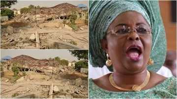Duniya mai yayi: Gwamnati ta rugurguza gidan uwargidar tsohuwar shugaban kasa a Abuja