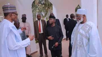 Governor Amosun reveals part of what was discussed as former Nigerian heads of state, presidents meet with Buhari