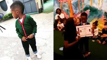 Nigerian singer Tiwa Savage celebrates her son's graduation from kindergarten