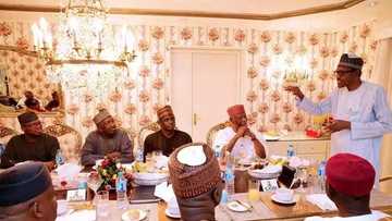 President Buhari hosts APC chieftains to dinner in Aso Rock (photos)