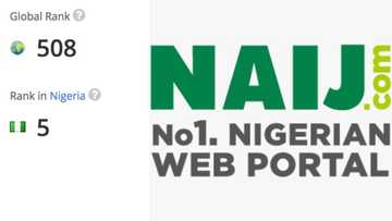 Alexa ranks NAIJ.com among the top 5 websites in Nigeria for 2017