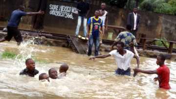 Tragedy in Lagos as lifeless bodies of 2 students are found floating on water after heavy downpour