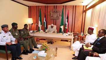 UPDATE: Buhari orders service chiefs to deal with IPOB’s secret army, Boko Haram and other security issues