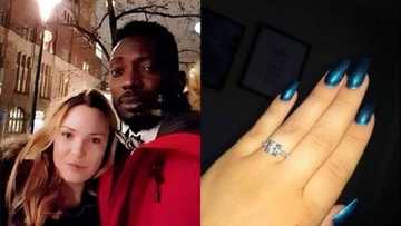 Mr May D proposes to his pregnant Swedish girlfriend