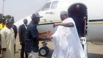 Fayose visits Benue state, commiserates with Samuel Ortom over herdsmen attacks (photos)