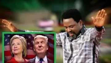 Updated: Prophet of Baal? Nigerians 'rain curses' on TB Joshua over US election prophecy