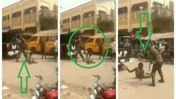 Soldiers beat up disabled man for wearing camo, throw away his wheelchair (photos,video)