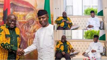 Eid-el-Fitr: After hosting Buhari's son, top government officials, SEE who paid Osinbajo a visit (photos)