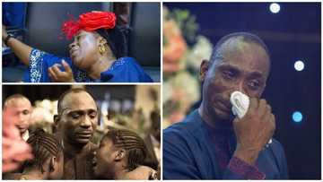 Emotions run deep as popular Nigerian pastor reportedly heals beautiful twin sisters of insanity (photos, video)