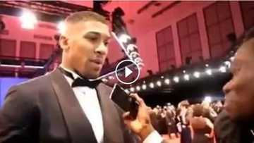 Eating Eba, Pounded Yam, Egusi is the secret of my success – Boxer Anthony Joshua (video)