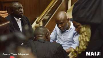 Drama In Court As Kanu Refuses To Take His Plea, Judge Stands Down (PHOTOS, VIDEO)