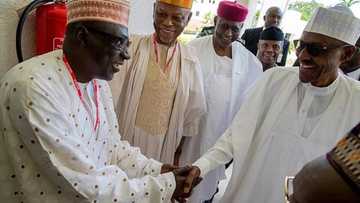 Shugabanni na jam'iyyun APC da PDP sun kaiwa Shugaba Buhari ziyarar ban gajiya (Hotuna)