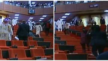 Yanzu Yanzu: Majalisar dattawa ta bukaci a dawo da sadar iko cikin sa’o’i 24 bayan yan daba sun arce da ita