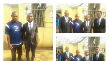 JUST IN: Man who named dog ‘Buhari’ STORMS court with 3 lawyers (photos)