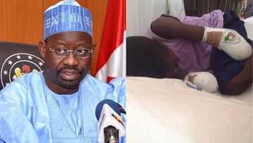 Gwamna Dankwambo ya dauki nauyin jinyar almajirin da aka datsewa hannaye