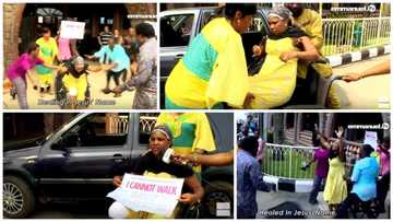 See what popular pastor did to woman who was on wheelchair for 7 years (photos, videos)