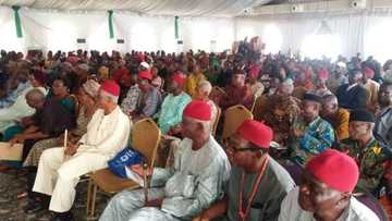 Biafra war veterans receive their pension from FG after over 40 years; declare Biafra dead (photos)