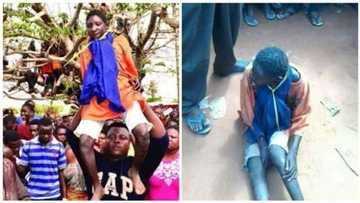 See the strange creature that changes from human to animal captured by a farmer in Ghana (photos)