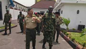 Bangladeshi chief of army staff visits Buratai in Abuja (Photos)