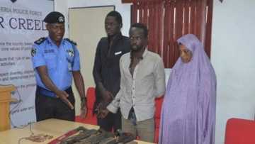 Hawa Yinusa, matar da ke jagorantar fashi da satar mutane ta shiga hannu, hoto