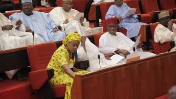 EXCLUSIVE: Tinubu's Wife 'Takes Over' Ekweremadu's Seat (PHOTOS)