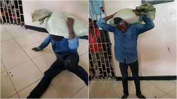 Aljani ya taka wuta: Idanun wani Barawo sun yi zuru zuru bayan kayan da ya sata sun ki sakin wuyansu (Bidiyo da Hotuna)