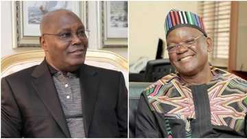 Welcome home - Atiku sends heartfelt message to Ortom, following defection to PDP