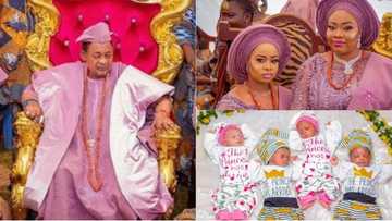 Beautiful photos from the naming ceremony of Alaafin of Oyo's two sets of twins
