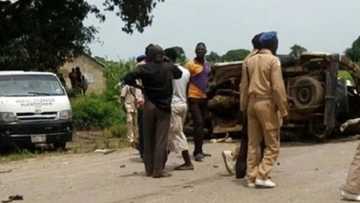 Yanzu-Yanzu: Motar 'yan agaji ta samu mummunan hatsari kan hanyar Jos zuwa Kaduna