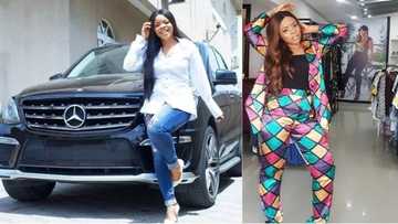 Laura Ikeji buys herself a new car as birthday gift