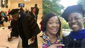 Adorable photos of pastor Sam Adeyemi's graduation from Regent University