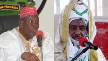 Dattaku: Ganduje ya bayar da umurnin a mayar da hotunan Sarki Sanusi II a gidan gwamnati
