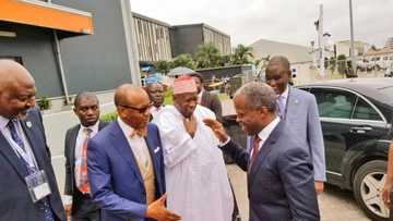 Osinbajo arrives Lagos for NBA conference, speaks about Buhari's administration (Photos)