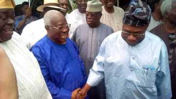Breaking: Obasanjo pays historic visits Bode George as family declares rift over
