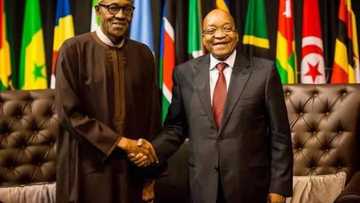 Buhari Commissions Immigration Center In South Africa (PHOTOS)