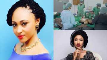 Struggle is real - Actress Rosy Meurer attacks Tonto Dikeh for going for cosmetic surgery (photo)