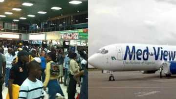 Allah ya kare fasenja da za su hawo jirgin sama na Medview a rana Talata da taya jirgin ya fashe