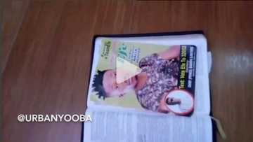 Unbelievable! See what BBNaija Efe's fans were spotted doing in church (video)
