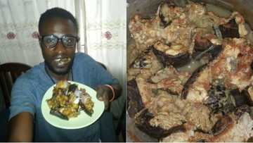 Man cooks pepper soup made from snake meat, shares pictures on facebook